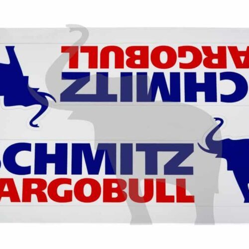 ΑΥΤΟΚΟΛΛΗΤΟ ΘΑΛΑΜΟΥ ΓΝΗΣΙΟ SCHMITZ CARGOBULL ΚΟΚΚΙΝΟ/ΜΠΛΕ