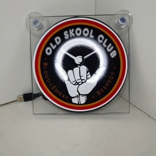 Φωτεινή Πινακίδα Led Light Box Oldskool με Usb